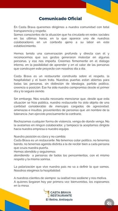 Casta Brava rechaza amenazas y aclara: "No tenemos color político"