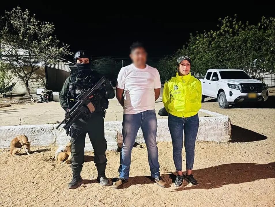 Capturan en La Guajira a 'El Gallero', exconcejal buscado por narcotráfico en Estados Unidos