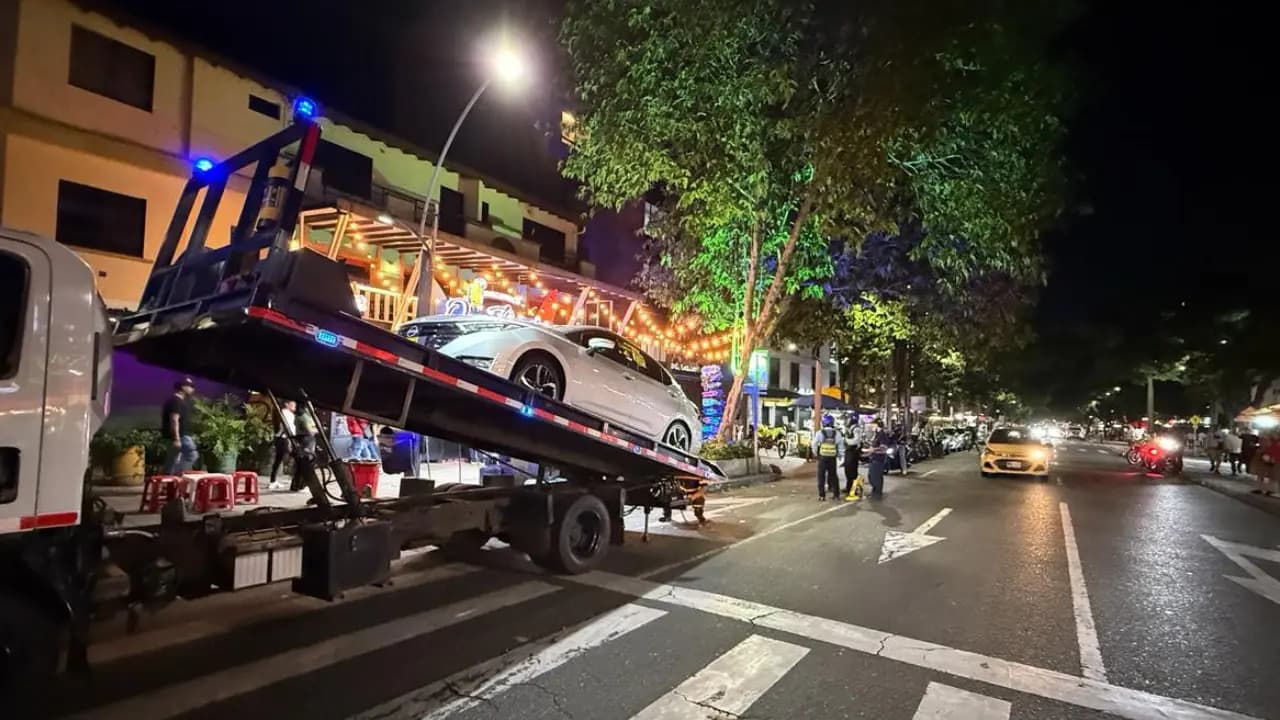 Medellín intensifica controles en zonas rosa: ya van más de 2.500 comparendos de tránsito