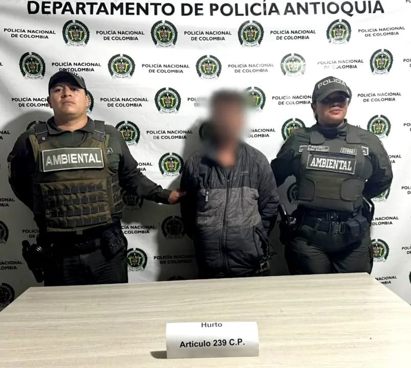 Capturado en Sonsón por robar una bicicleta: la víctima alertó a la policía a tiempo