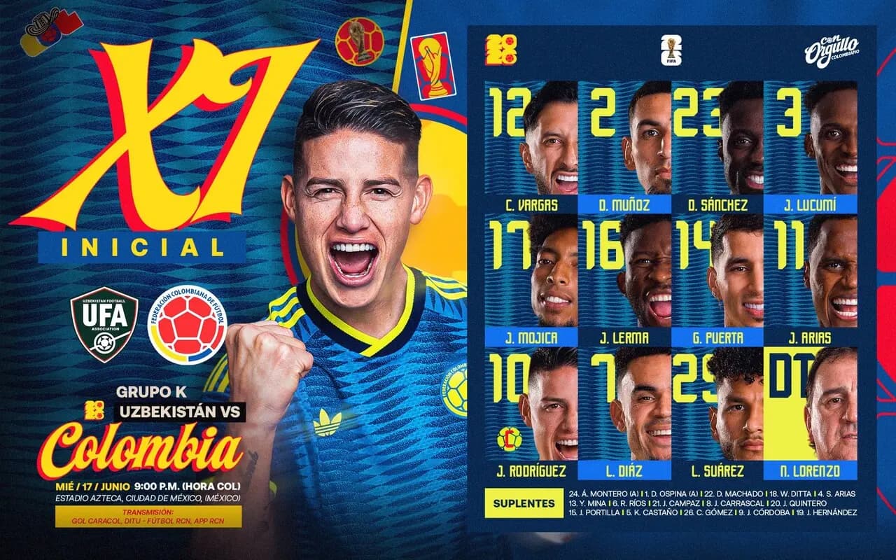 Colombia ya tiene once confirmado para estrenar en Qatar: Néstor Lorenzo revela su apuesta inicial ante Uzbekistán