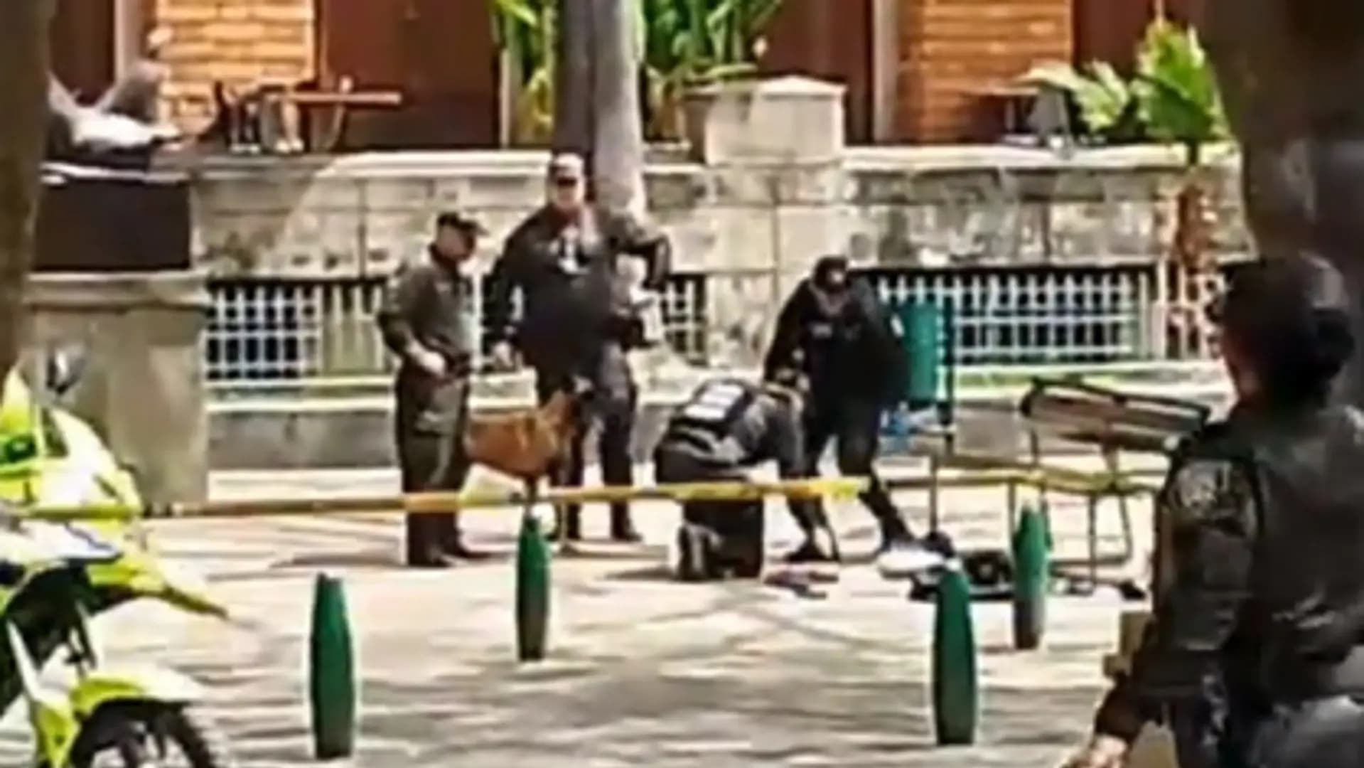 Desactivan explosivo en Plaza Botero y capturan a un sospechoso en operativo de emergencia