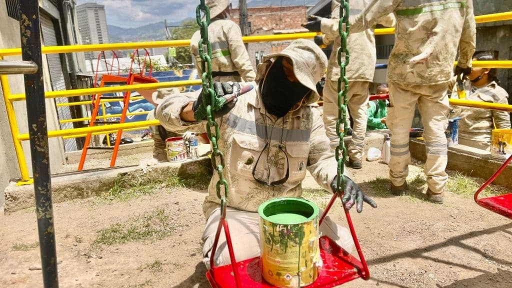 Medellín recupera más de 830 metros cuadrados en Niquitao con intervención integral