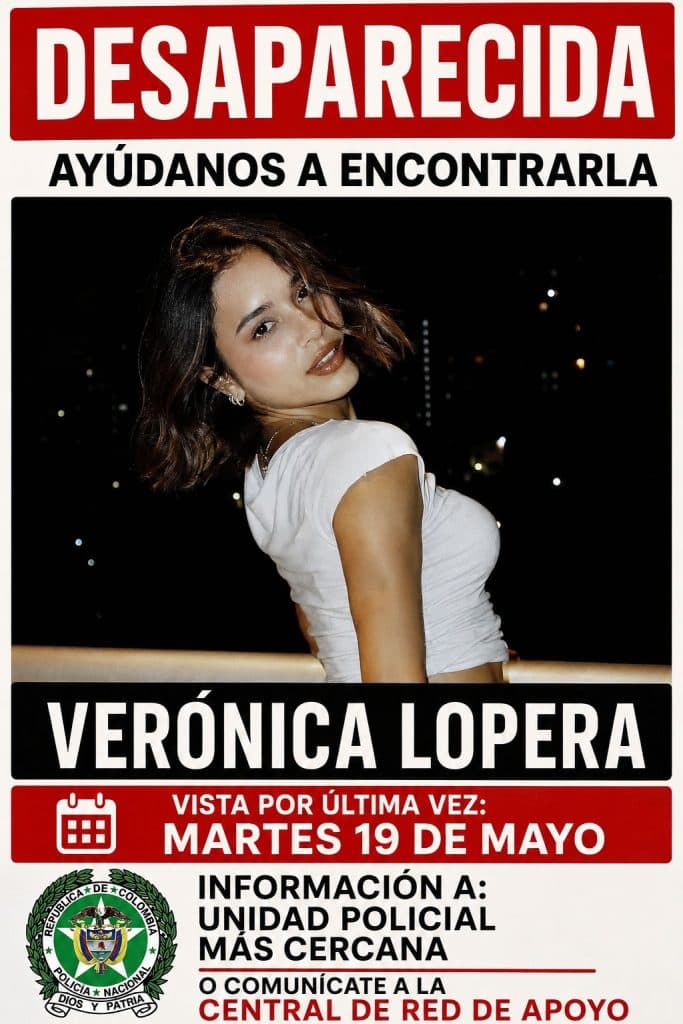 Desaparecida desde mayo: buscan a Verónica Lopera tras abordar vehículo por plataforma