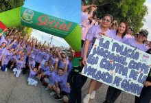 Canalete marcha unida contra la violencia de género con mensaje claro: basta ya