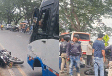 Nuevo accidente en "cruce de la muerte" de Montería: dos motos chocaron frente a clínica IMAT