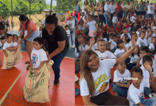 Ciénaga de Oro le rindió homenaje a sus niños con una tarde de juegos y diversión