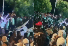 Pelea masiva con sillas desata caos en concierto de Plaza María Varilla en Montería