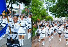 Los Córdobas robó aplausos en el aniversario de Lorica con una banda marcial que vibra al ritmo de la tradición