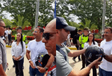 Kerguelén continúa repartiendo cascos a motociclistas en Montería
