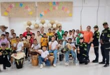 Policía comparte jornada de juegos y prevención con niños de fundación en Montería