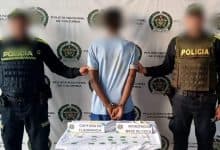 Capturan a hombre con cocaína en el barrio Juan XXIII de Montería