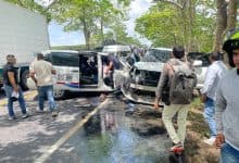 Choque entre bus y camioneta en Aguas Vivas deja en alerta a autoridades viales de Córdoba