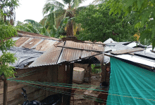 Vendaval en Moñitos deja casas sin techo y destruye cultivos de plátano