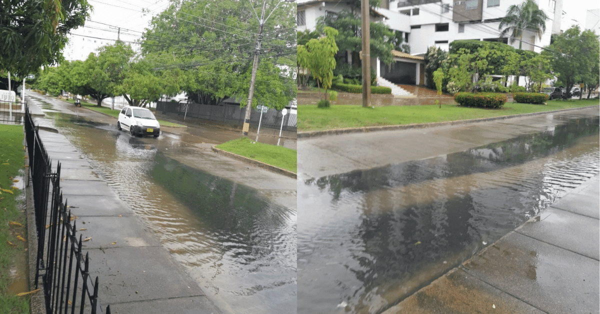 Lluvia desborda aguas residuales en El Recreo y deja a vecinos de Montería en alerta sanitaria