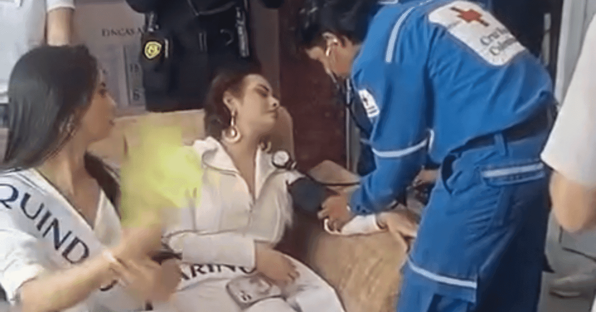 Candidata nariñense se desvanece por el calor durante el Reinado Nacional de la Ganadería en Montería