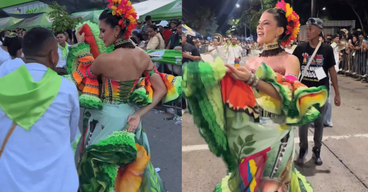 July Martínez conmueve en Montería: "Gracias por tanto cariño" tras desfile folclórico