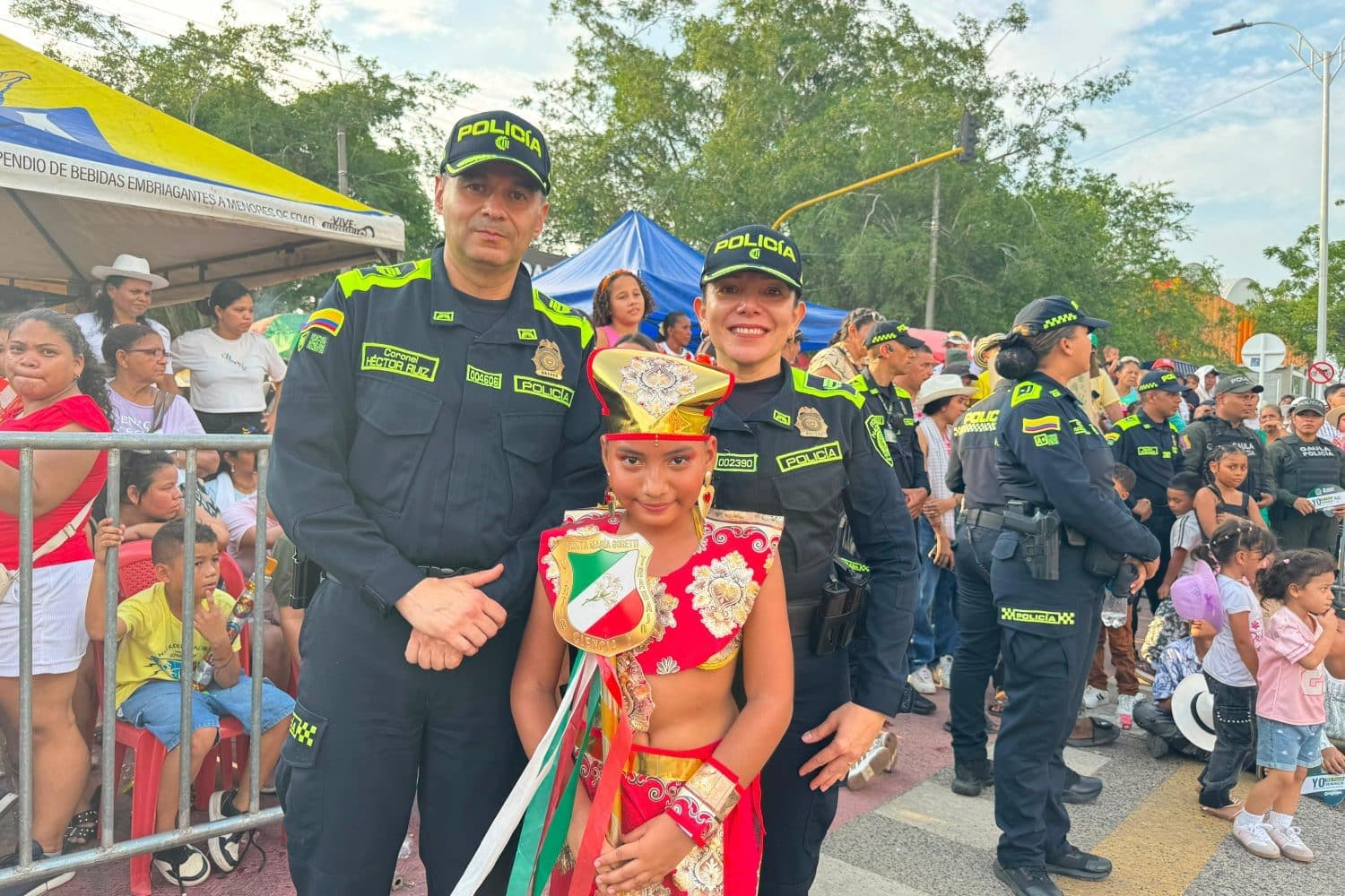 Montería vibró al ritmo de la Parada Folclórica Infantil con acompañamiento de la Policía