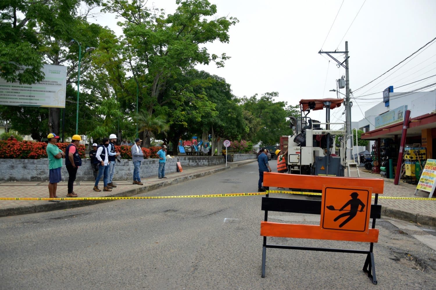 Sahagún comienza la renovación de la Avenida del Hospital, una de sus vías más importantes