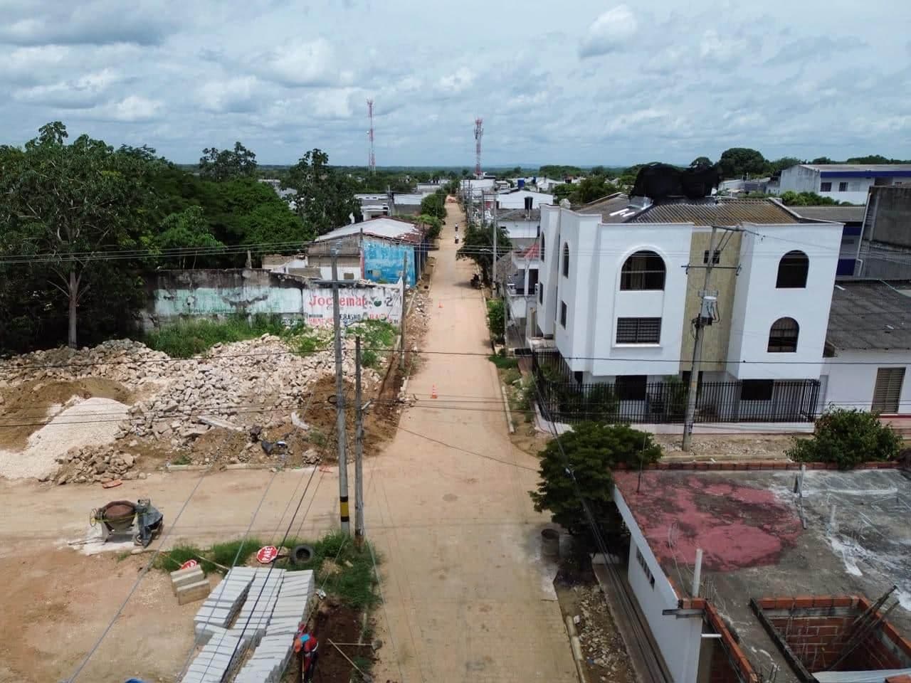 Sahagún avanza en la renovación de la Calle Larga con 30% de ejecución