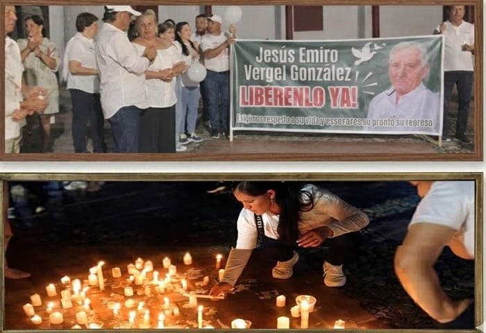 Comunidad se moviliza con velatón para exigir liberación del ganadero Jesús Emiro Vergel