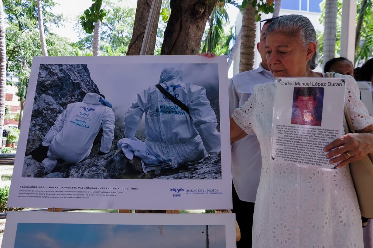Cesar rinde homenaje a víctimas de desaparición forzada con galería de memoria y dignidad