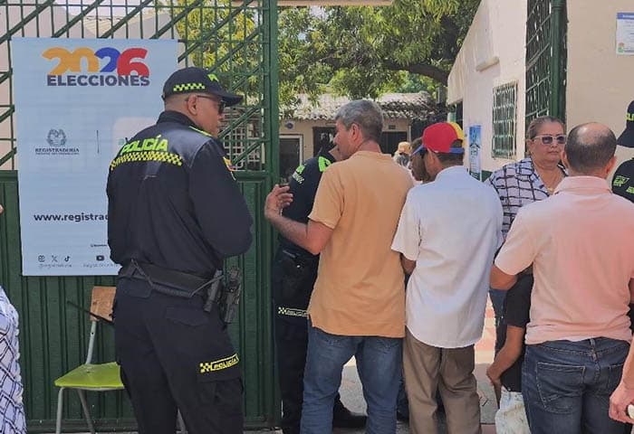 Capturan a joven por destruir material electoral en puesto de votación de Valledupar