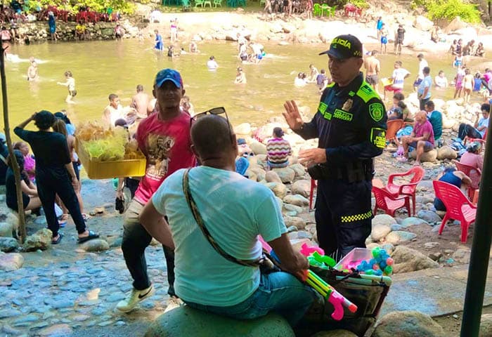 Valledupar alerta a bañistas por crecida del río Guatapurí tras lluvias en la cuenca