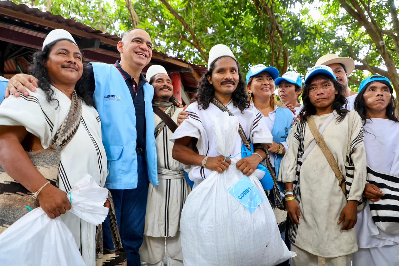 Guachaca recibe ayuda integral: 440 familias con asistencia y 150 proyectos agrícolas