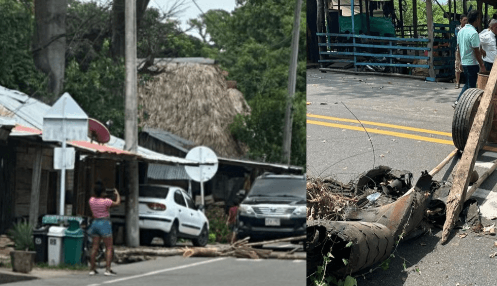 Mingueo se moviliza por apagones: bloqueos en vías clave exigen solución energética