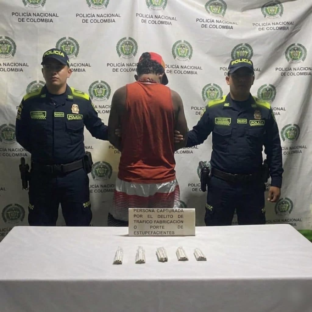 Capturan a hombre en Maicao con 60 cigarrillos de marihuana artesanal