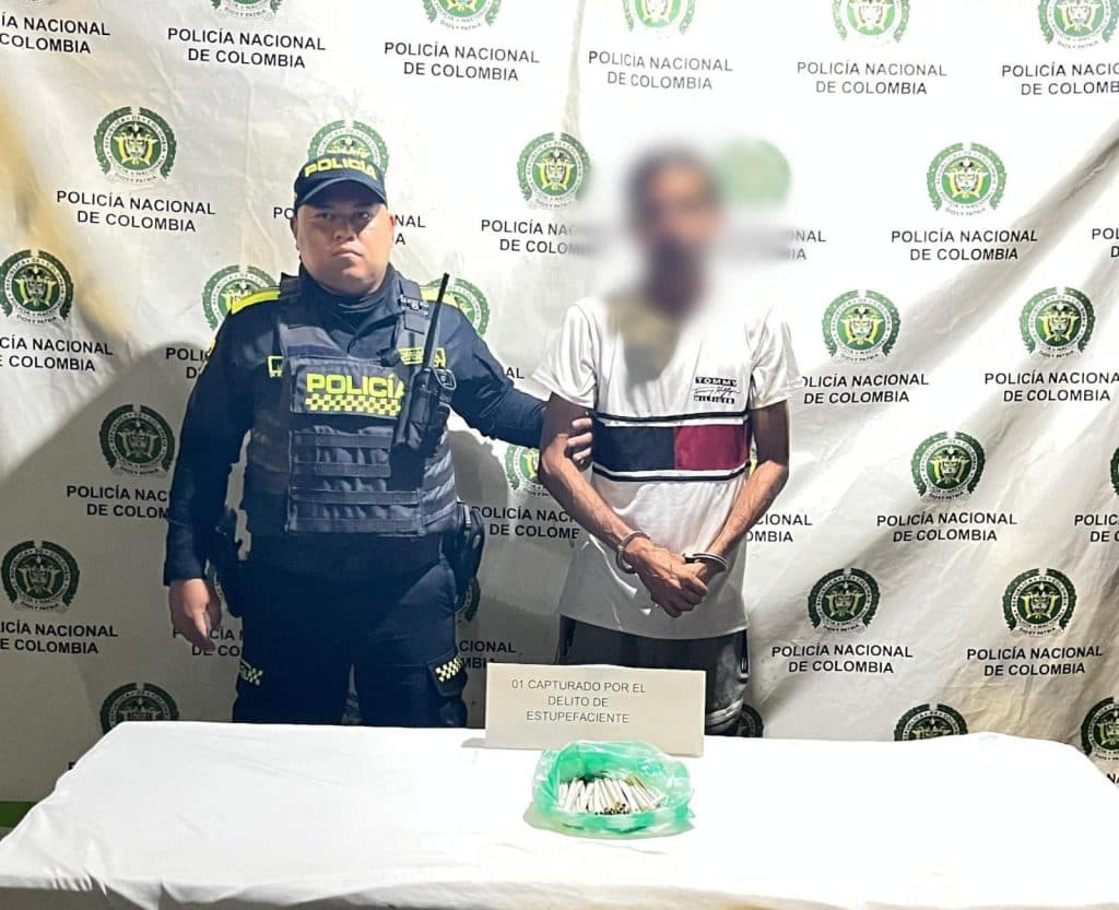 Capturado en Maicao con más de 62 gramos de marihuana en su poder