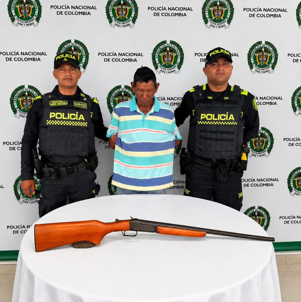 Capturan a hombre en Distracción por llevar escopeta sin autorización
