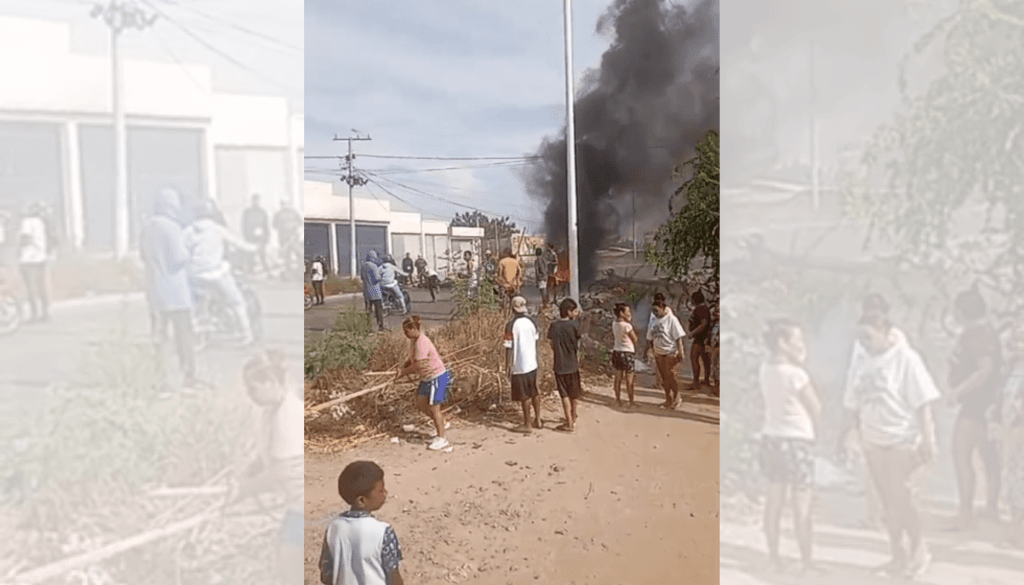 Villa Jardín clama por luz: habitantes bloquean vía a Valledupar por crisis eléctrica