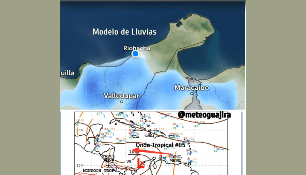 La Guajira se prepara para onda tropical: lluvias desde el miércoles y calor de hasta 38 °C