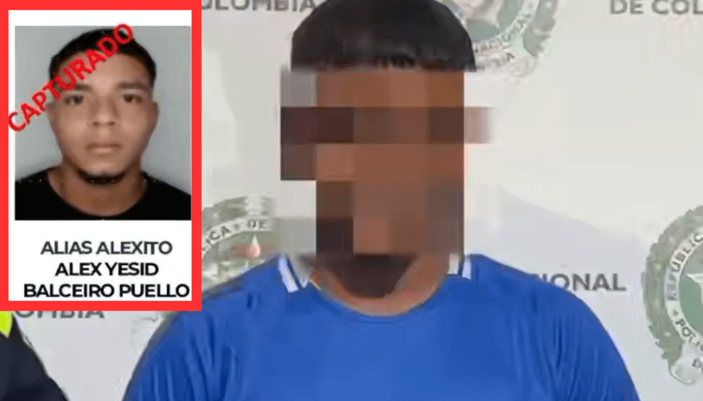 Capturan en Cartagena a "Alexito", uno de los 10 sicarios más buscados del Caribe