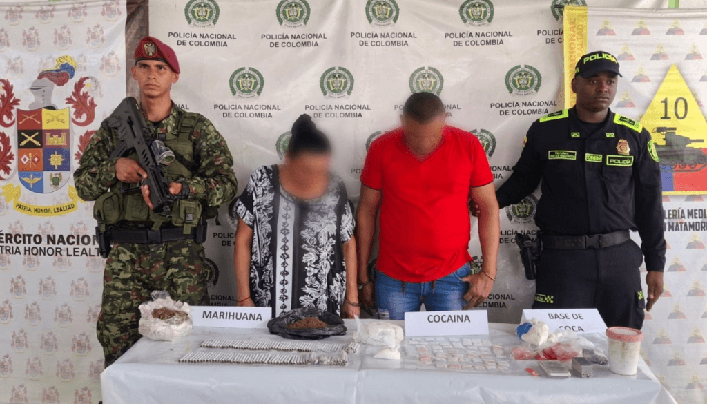 Cae red de microtráfico en Maicao: capturan dos narcomenudistas con más de 800 gramos de droga