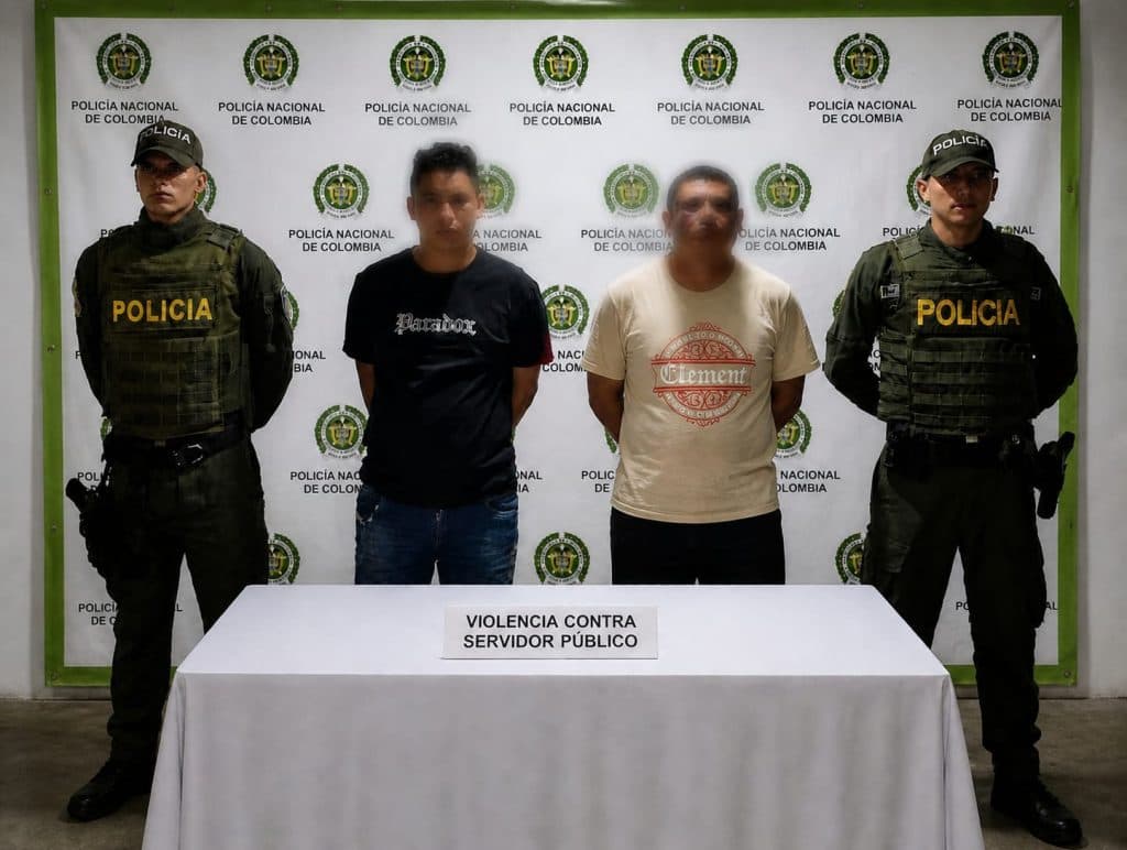 Capturan a dos hombres por agredir policías durante intervención en Maicao