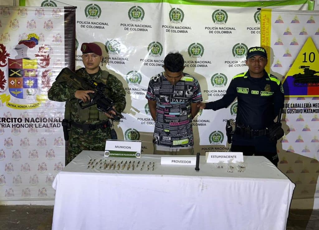 Capturado en Maicao presunto delincuente con amplio historial: encontraron armas y droga