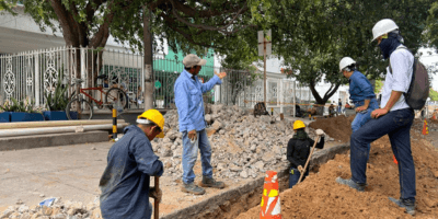 Riohacha moderniza acueducto en calle 13 con mil metros de tubería nueva