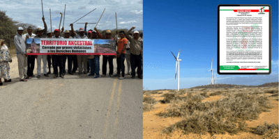 Autoridades wayuu cierran territorios ancestrales por proyecto eólico Windpeshi