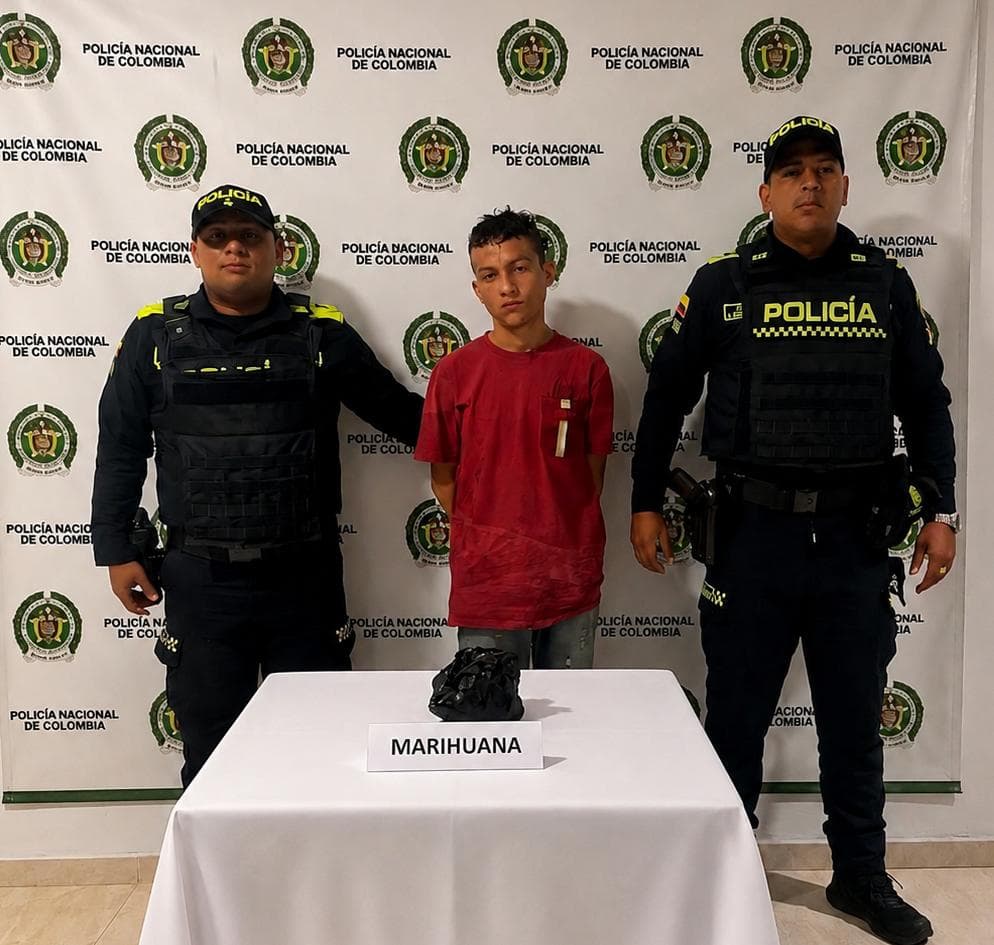 Capturan a presunto traficante de marihuana en Urumita, sur de La Guajira