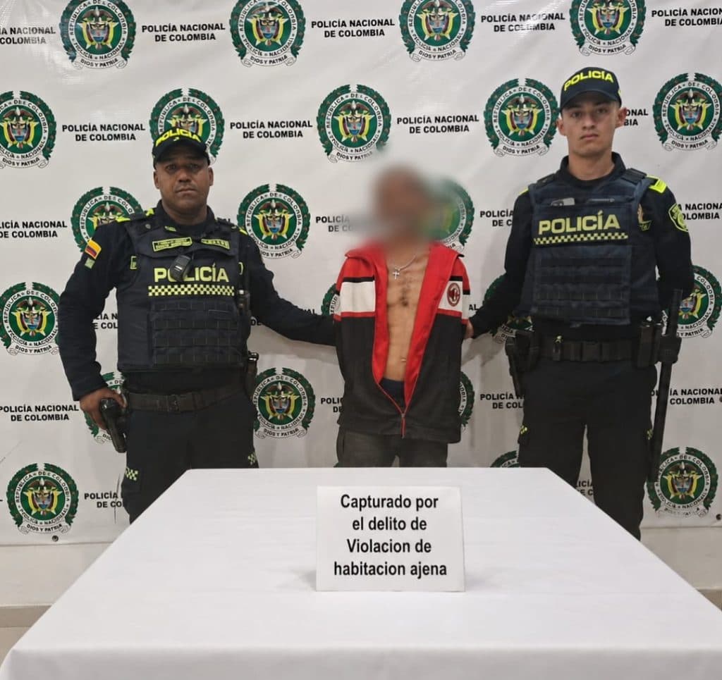 Capturan a hombre tras forzar entrada a residencia en zona céntrica de La Guajira