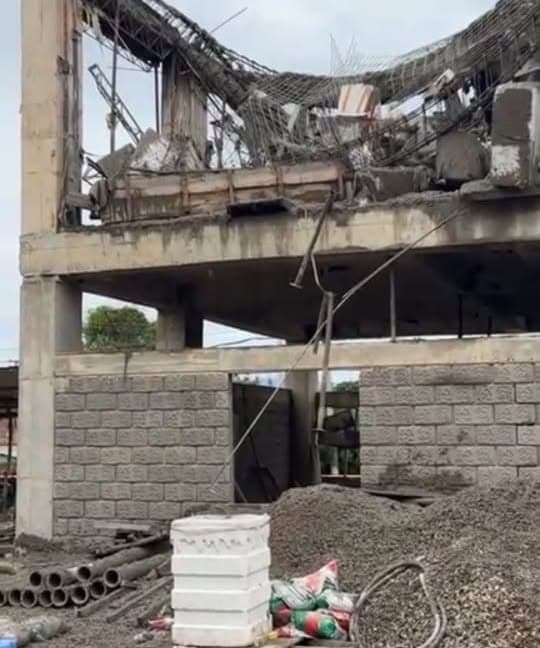 Colapso en obra del Cuerpo de Bomberos en Albania deja tres obreros heridos