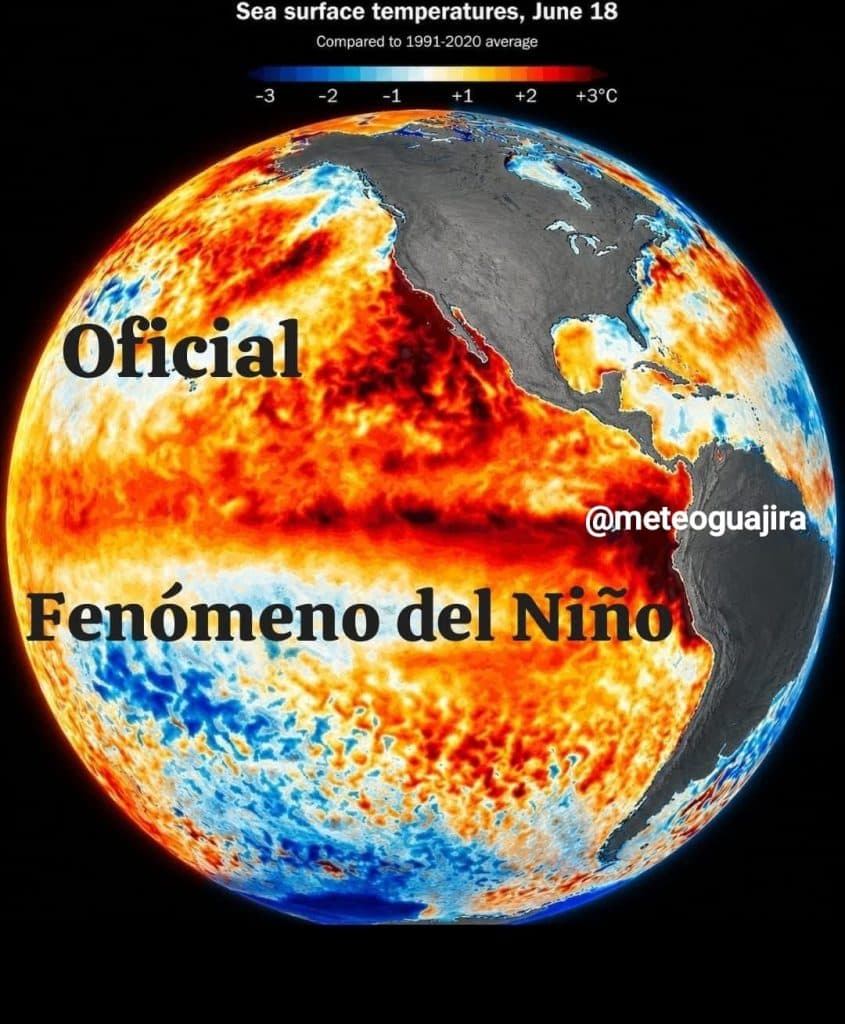El Niño llegará con toda su fuerza entre finales de 2026 e inicios de 2027, alerta el clima