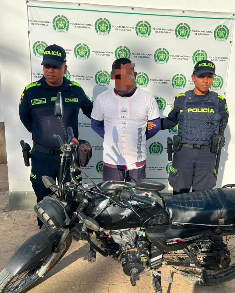 Capturan en Uribia a hombre que conducía motocicleta hurtada