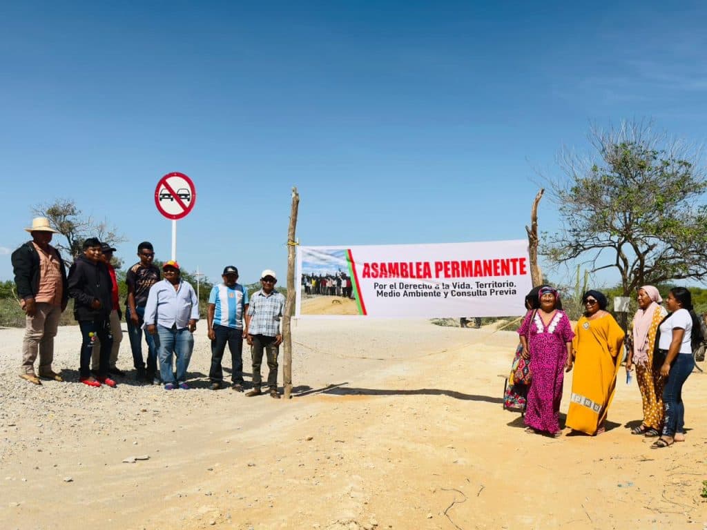 Treinta comunidades wayuu mantienen asamblea permanente por afectaciones del parque eólico Windpeshi