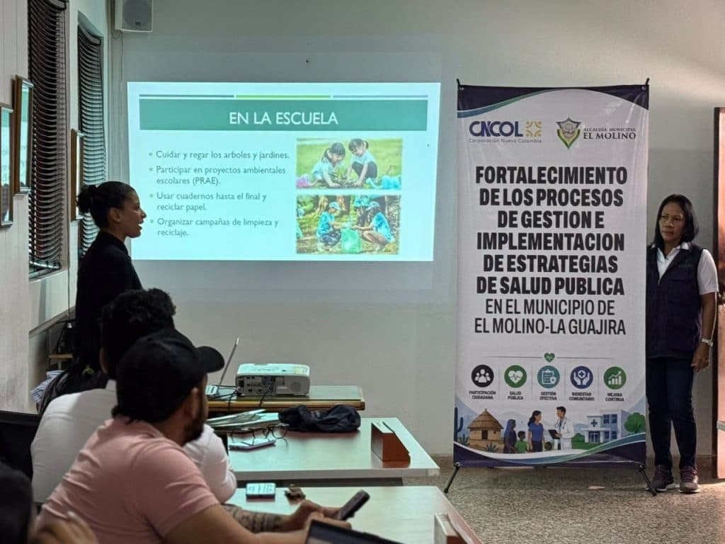 Corpoguajira entrena a médicos y enfermeros de El Molino para enfrentar el cambio climático