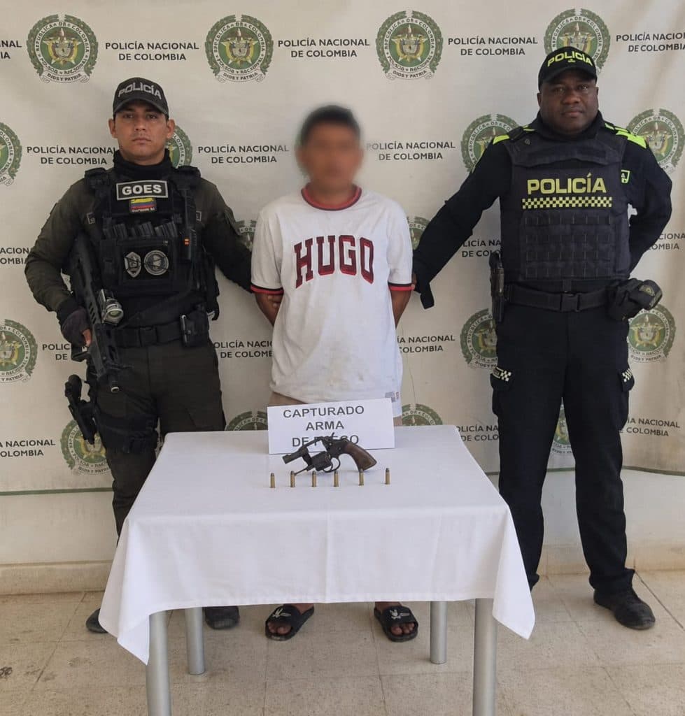Capturan a venezolano con arma ilegal en Manaure
