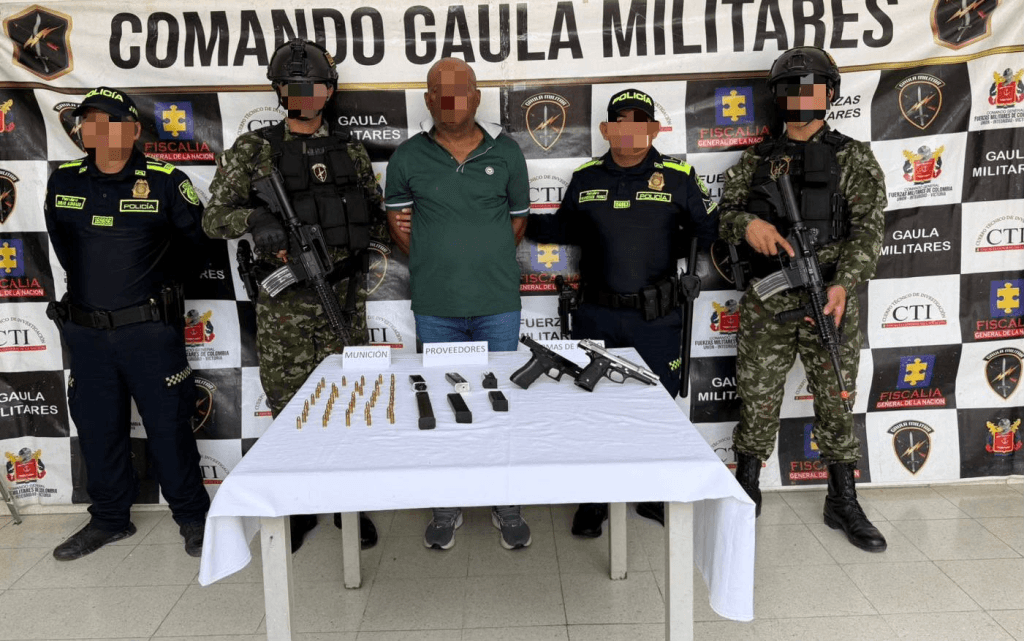 Capturan presunto coordinador logístico del Clan del Golfo en Chiriguaná, Cesar